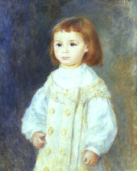 Pierre Renoir Child in White Sweden oil painting art
